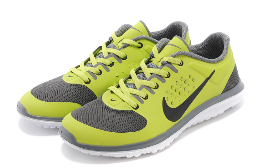 Nike FS Lite running sans chaussures jaune noir (2)